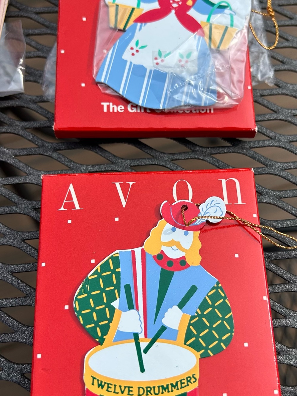 Avon Red and White Holiday Ornament Set - Twelve Days Designs - Picture 7 of 7